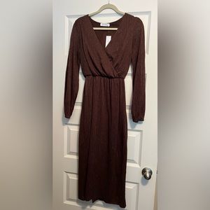 Crossover Midi Dress